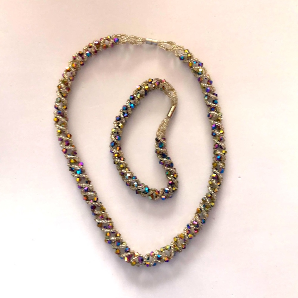 Bead necklace and bracelet